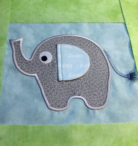 Elephant Applique – 2 sizes