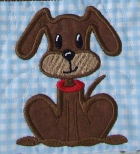 Doggie Applique – 2 sizes!