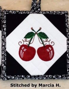 Cherry Potholder