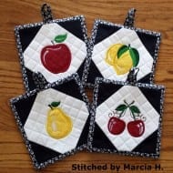 Fruit Themed Potholders (2 sizes)