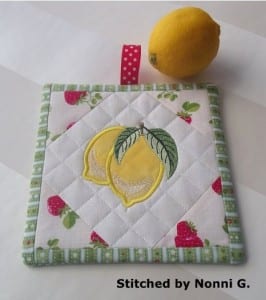 Lemon Potholder