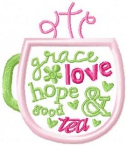 Grace Tea Applique