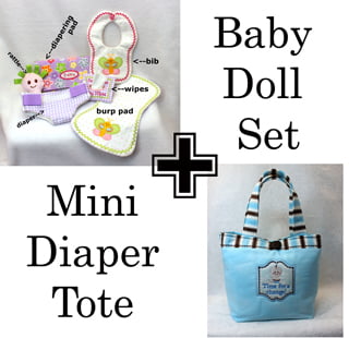 Baby doll combo clearance set