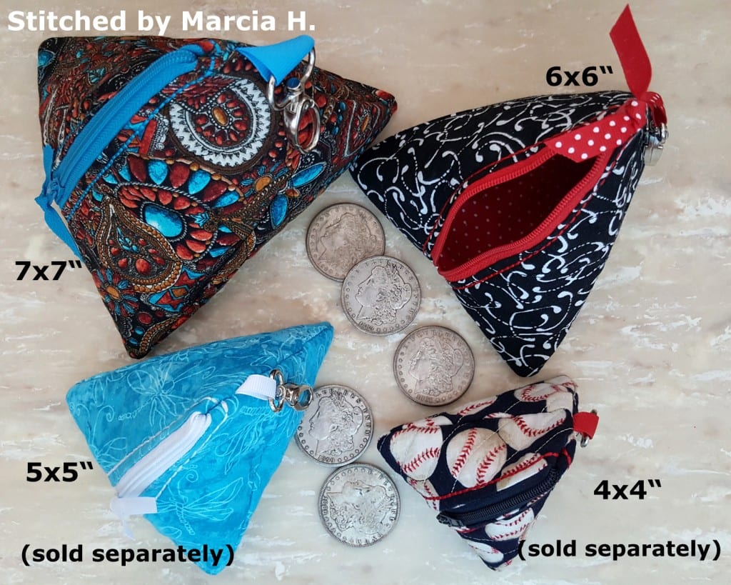 Zippered Pyramid ITH Bag (6×6 and 7×7 hoops) · Oma's Place