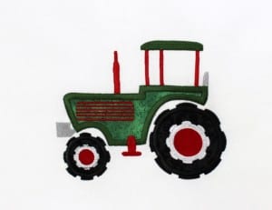 Tractor Applique Large