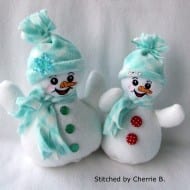 3D Snowman (In the Hoop)