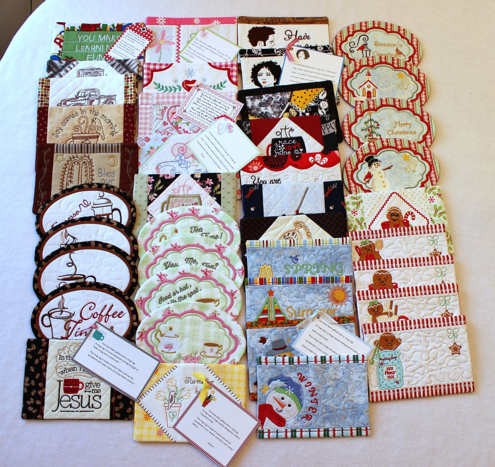 The ultimate mug rug cd  omas place