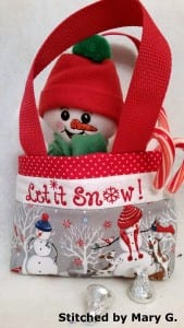 3D Snowmen and Gift Bag Combo