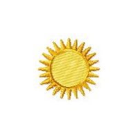 Sun Embroidery Design Free