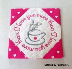 More than Tea Coaster (5×5)