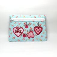 Heart Zippered Bag (5x7)