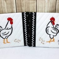 Rooster and Hen Mug Rugs