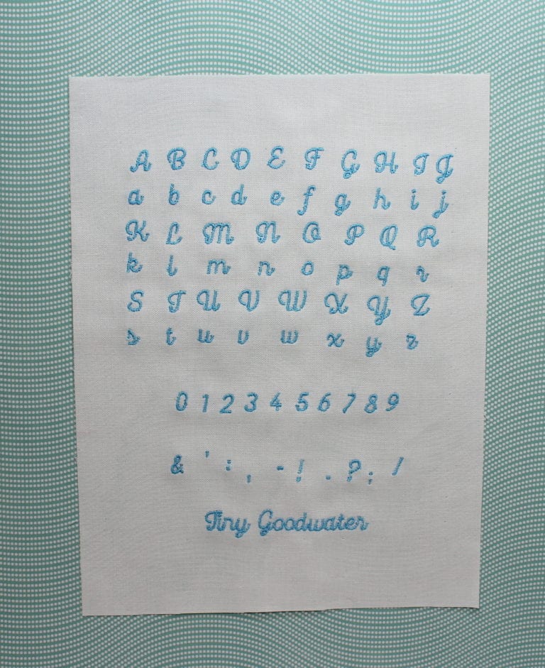 Tiny Goodwater Font · Oma's Place