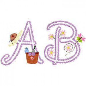 Country Garden Alphabet