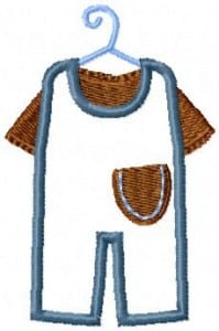 Baby Boy Outfit 2 Applique