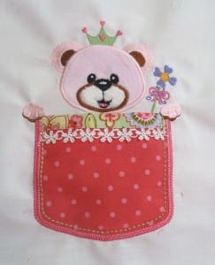 Applique Bear Pockets