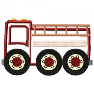 Applique Fire Truck