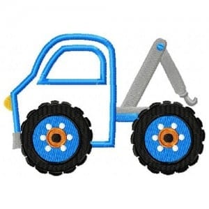 Applique Tow Truck