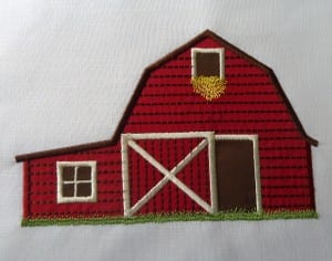 Barn Applique