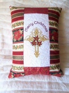 Christmas Pillow Cross