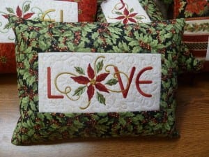 Christmas Pillow Love