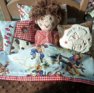 Cowboy Doll Bedding