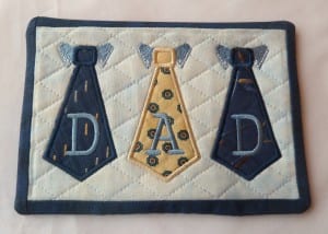 Dad Tie Mug Rug