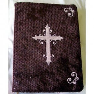 Decorative Cross Bible Cover