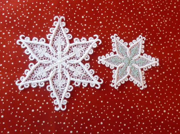 Mini Snowflakes Machine Embroidery Design Set-instant DOWNLOAD 