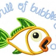 Full of Bubbles – Fish Applique