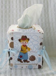 Lil’ Buckaroo Tissue Box Cover