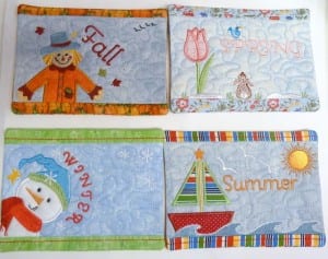 Seasonal Mug Rug Set