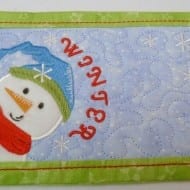 Mug Rug Winter