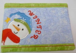 Mug Rug Winter