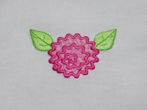 Ric Rac Rose Applique