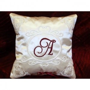 Heart Scroll Ring Bearer Pillow Pattern