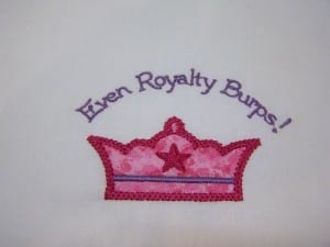 Royalty Burps Applique