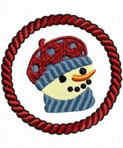 Snowman Pin