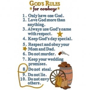 Ten Commandments for Cowboys 6×10