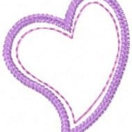 Applique Heart 4×4