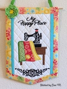 Happy Quilt Banner (7×11) · Oma's Place