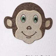 Monkey Snack Mat (7x11)