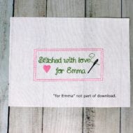 Stitched with Love (freebie)