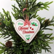 Married Christmas Ornaments (4x4)