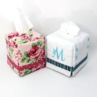 Monogram Tissue Box Covers (5x7)