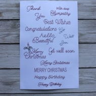 Greeting Card Phrases