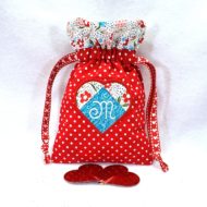 Heart Drawstring Bag (5x7)