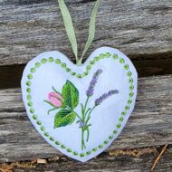 Lavender Heart Sachet (5x7)
