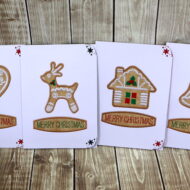 Gingerbread Christmas Cards (5x7)
