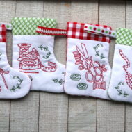 Sewing Themed Stockings (5x7)
